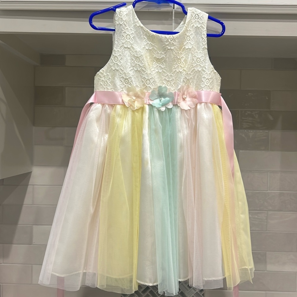 Purple Rose Girls pastel dress